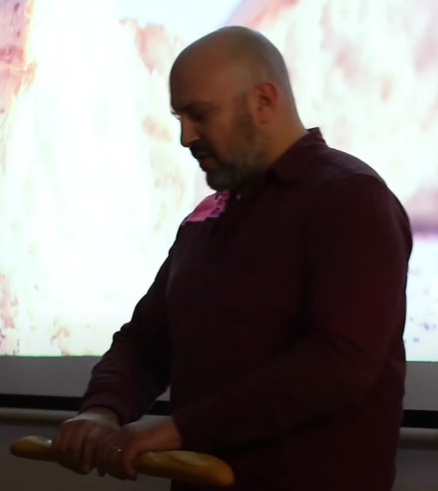 Bruno Pedro at a conference